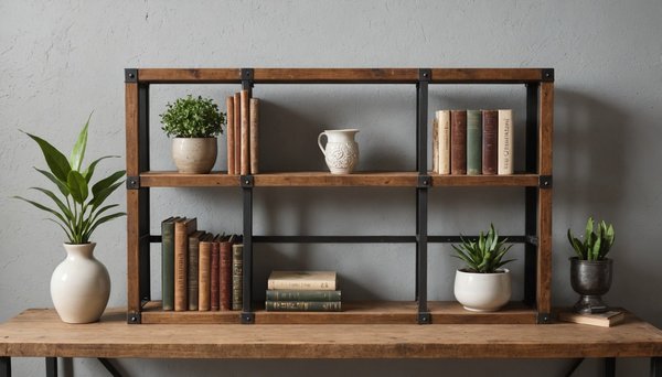 Étagère bois et métal vintage : un charme intemporel pour votre déco